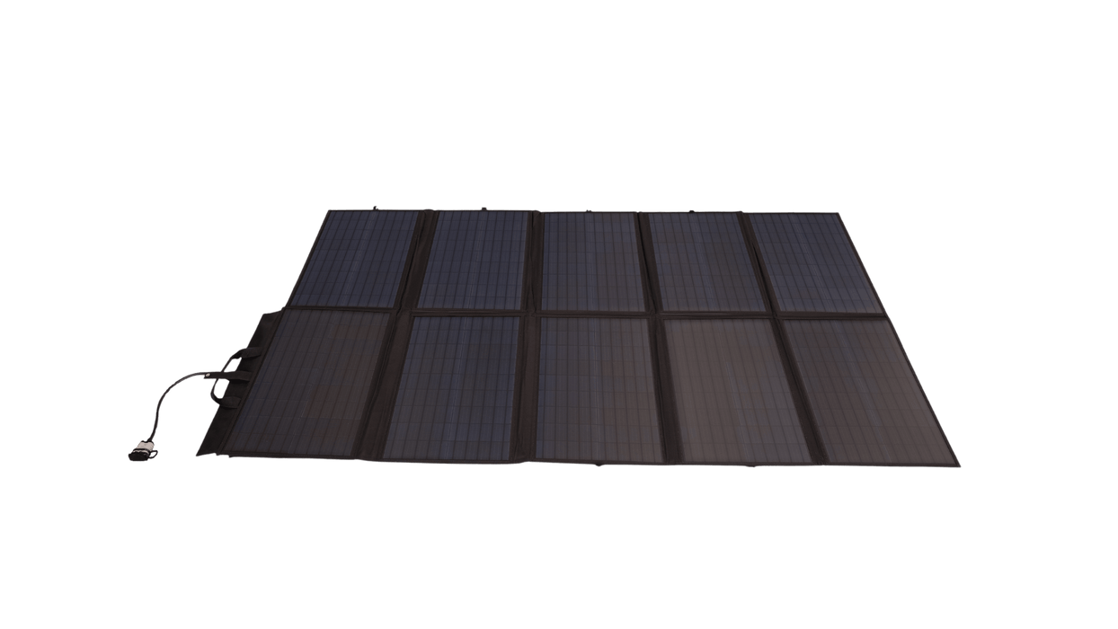Baintech Foldable Solar Blanket 350 Watt - Black with PWM + Free 5M Anderson Cable - The Boating Emporium
