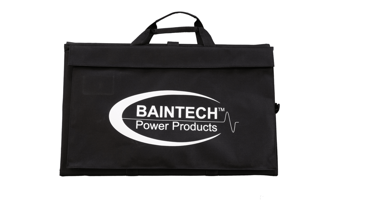 Baintech Foldable Solar Blanket 350 Watt - Black with PWM + Free 5M Anderson Cable - The Boating Emporium