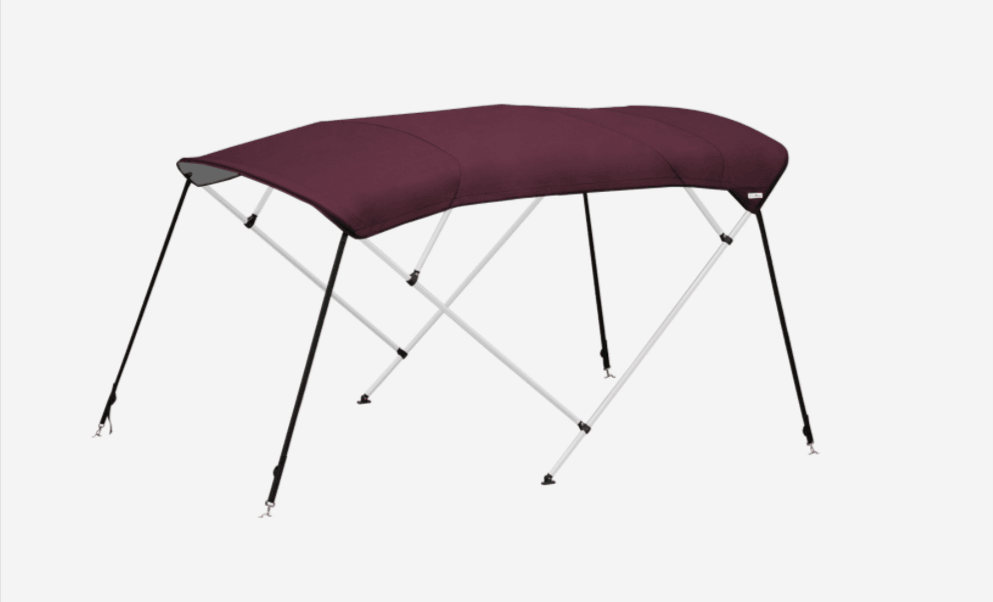 Ocean South Aluminum 4 Bow Bimini Top Premium Range - The Boating Emporium