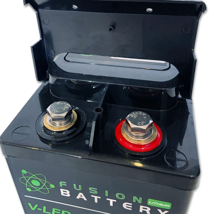 Fusion Slimline Deep Cycle 12V 100AH Lithium Battery - The Boating Emporium