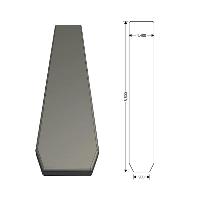 Inflatable Pontoons Straight Pontoons Boat Floating Platform - The Boating Emporium