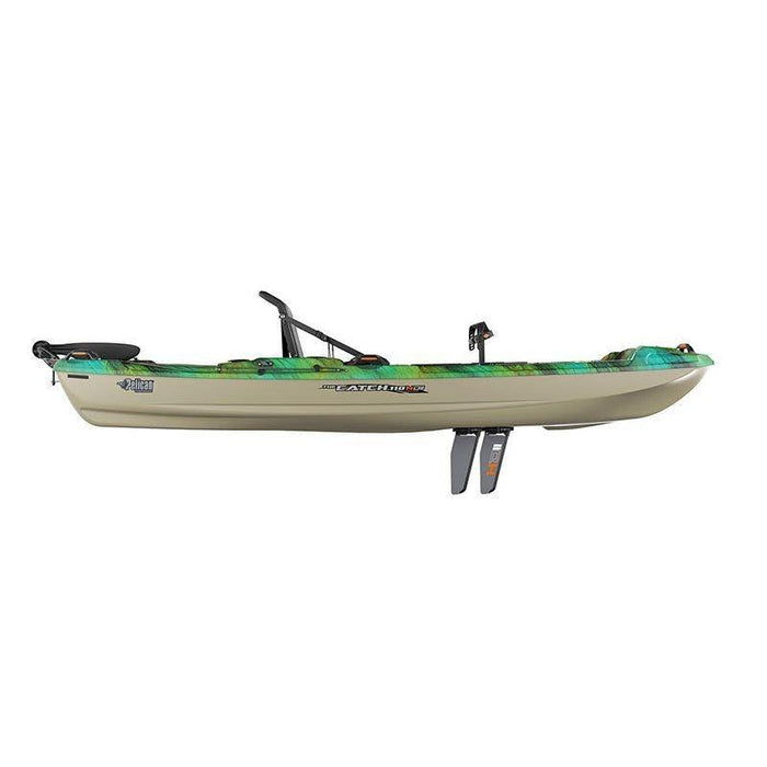 Pelican Catch 110 HDII Fishing Kayak green side view