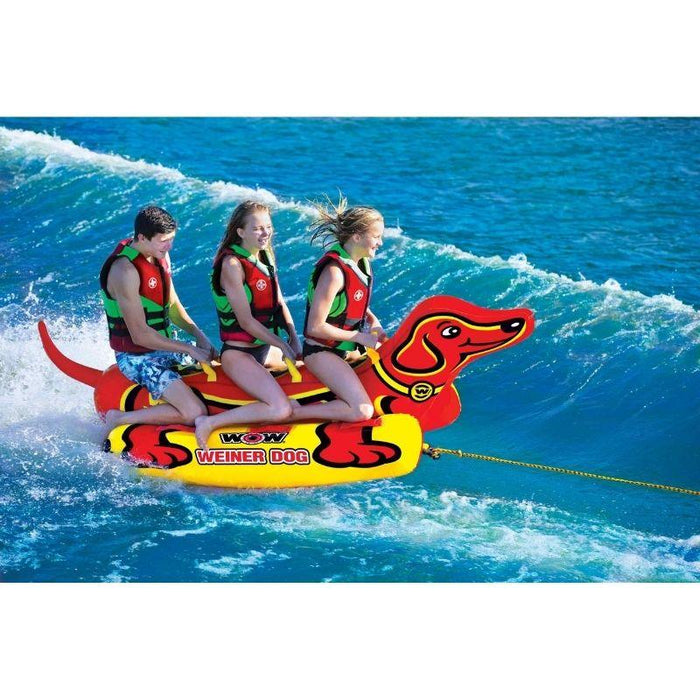 WOW Weiner Dog Inflatable Towable Tube - The Boating Emporium