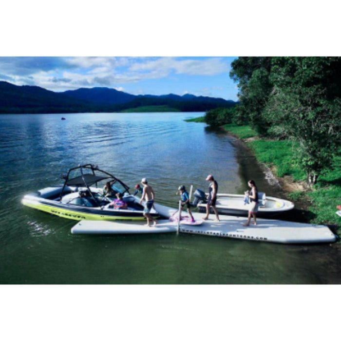 Inflatable Pontoons Y Pontoon Y-Shaped Dock Floating Platform - The Boating Emporium
