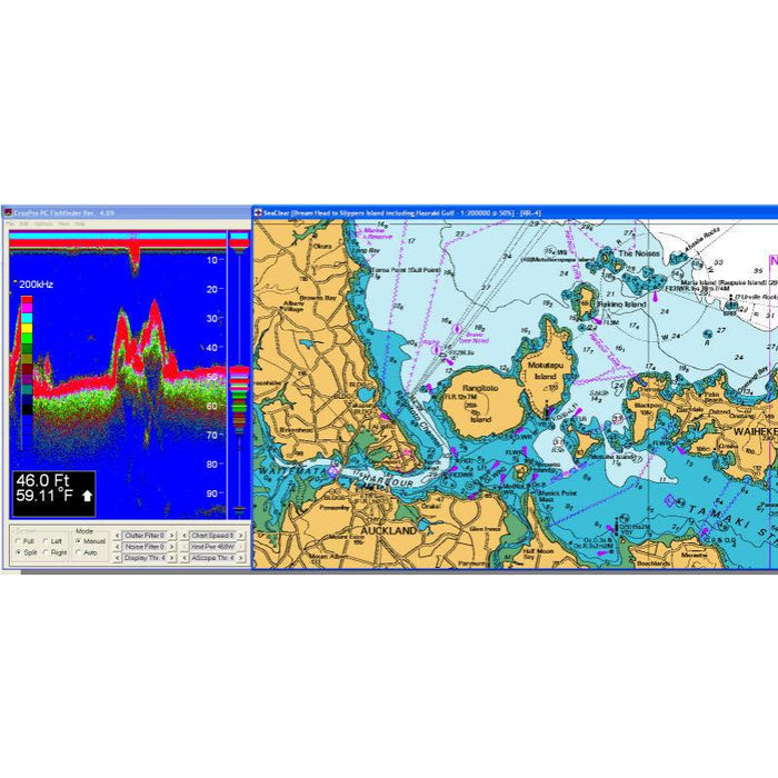 CruzPro PcFF80 PC Based High Resolution Fish Finder for Windows - The Boating Emporium