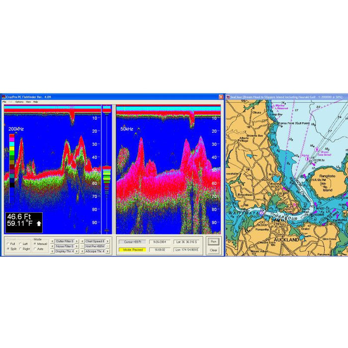 CruzPro PcFF80 PC Based High Resolution Fish Finder for Windows - The Boating Emporium