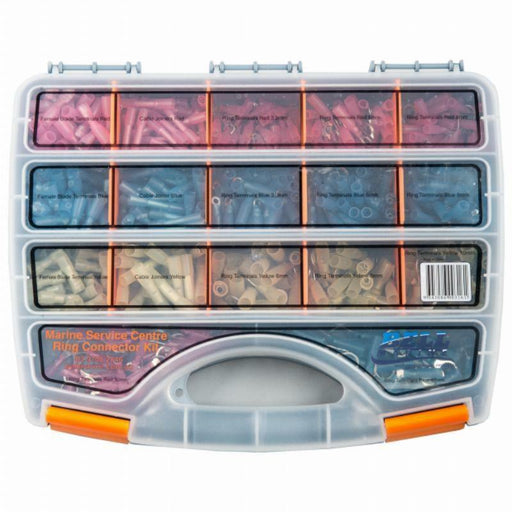 Viper Glue Lined Tinned Copper Heat Shrink Terminal Workshop Service Kit - 620 Pieces image