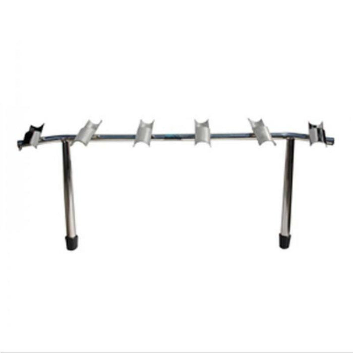Viper Pro Series Half Tube 6 Way Stainless Steel Rod Rack image