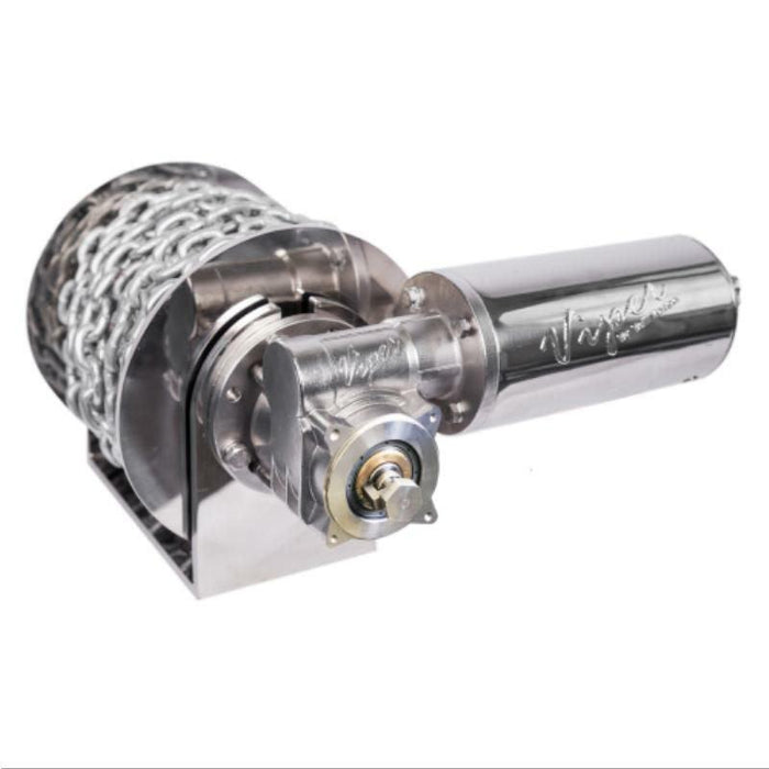 Viper S Series 1000 Micro 12 Volt Winch Bundle Including With Marine Gearbox - 6mm X 60m Double Braid Rope image