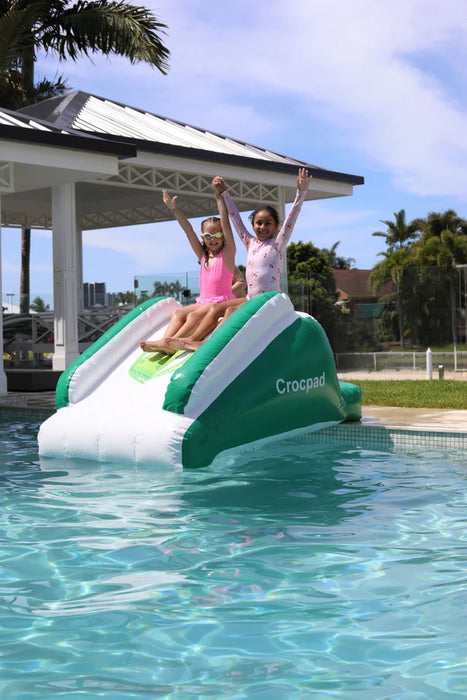Crocpad Minima 1.8m inflatable water pool slide for kids