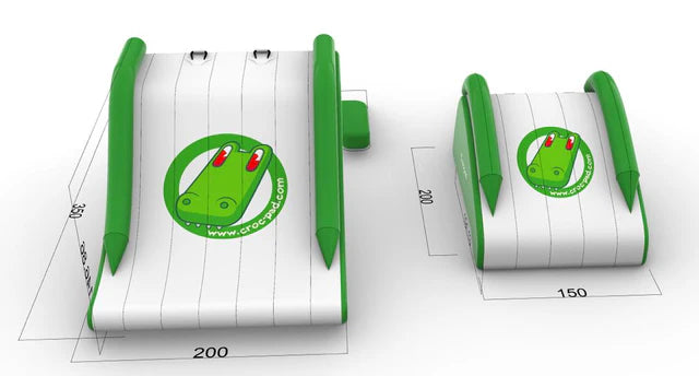 Crocpad MEGALO 3M INFLATABLE WATER POOL SLIDE