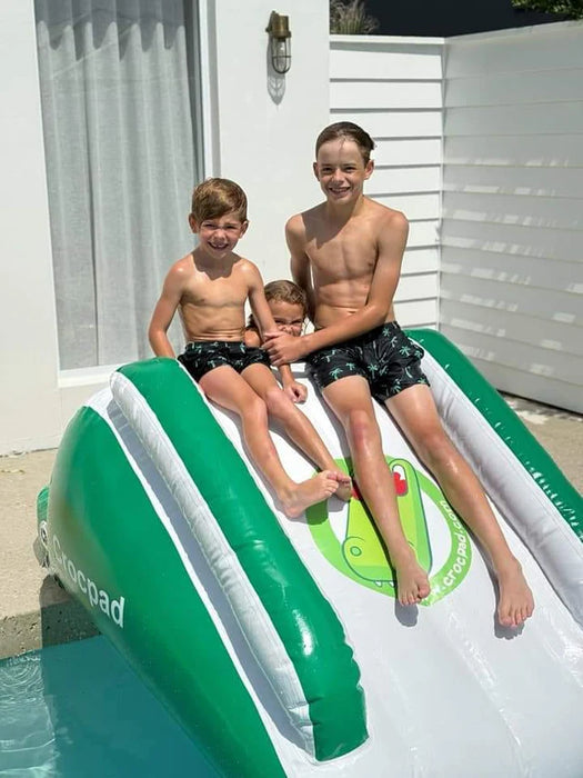 Crocpad Minima 1.8m inflatable water pool slide for kids