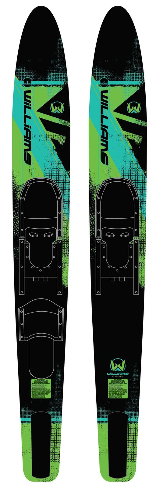 Williams Shaped 54" Junior Combo Skis - The Boating Emporium