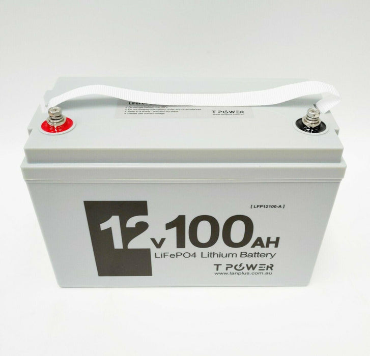 Lanplus 12V LiFePO4 Lithium Deep Cycle Battery for Solar 4WD Caravan - The Boating Emporium