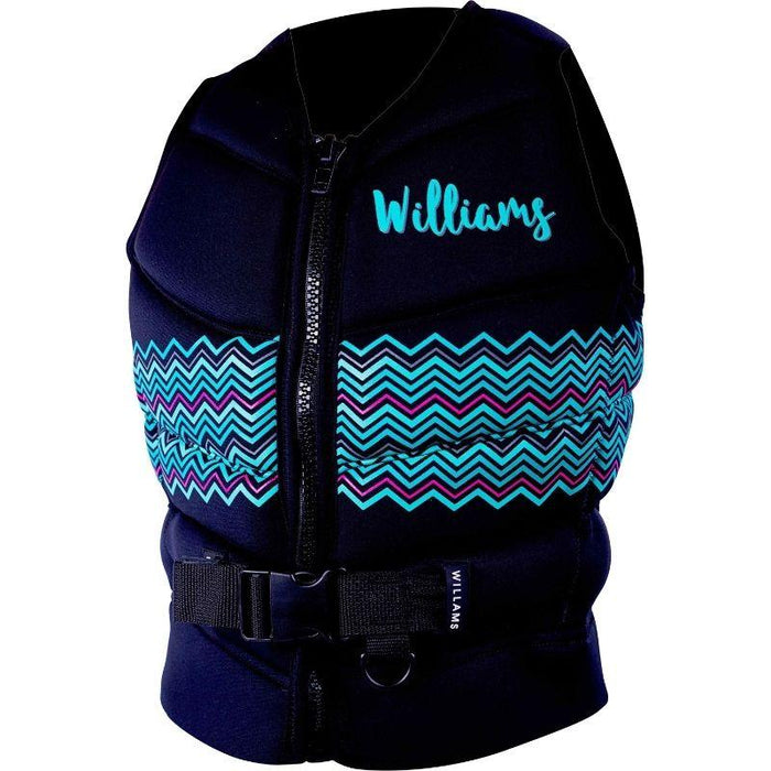 Williams Kaylee Ladies Vest Black Teal