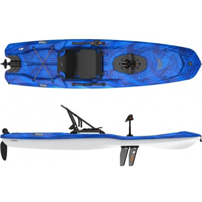 Pelican Getaway 110 HDII Recreational Pedal Kayak - The Boating Emporium