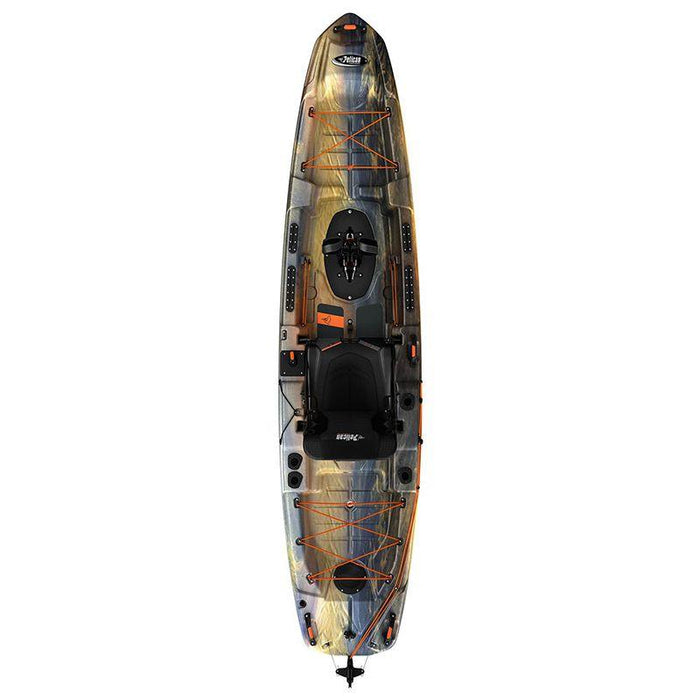 Pelican KRP13P100 Catch 130 HYDRYVE II Fishing Kayak top view