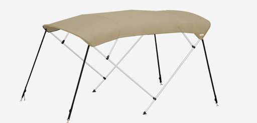 Ocean South Aluminum 4 Bow Bimini Top Premium Range - The Boating Emporium