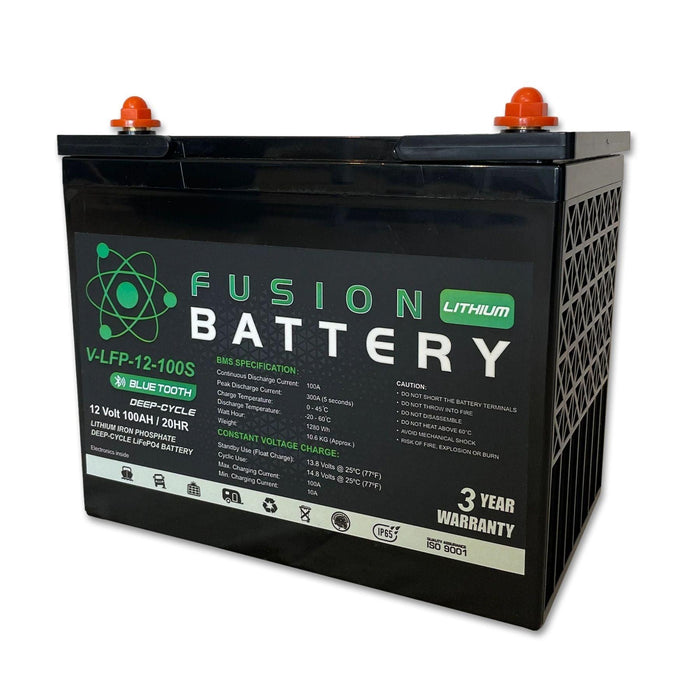 Fusion Deep-Cycle 12V Lithium Battery - The Boating Emporium