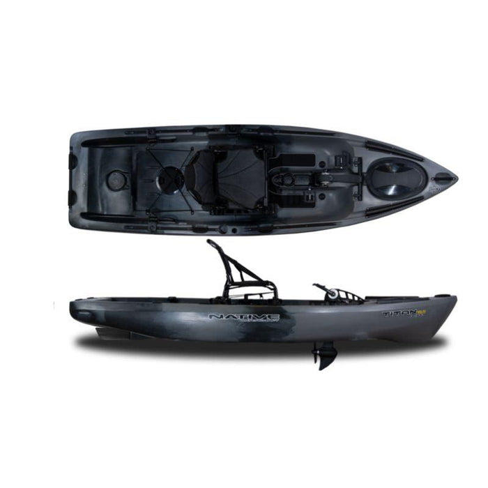 Native Watercraft Titan Propel 10.5 Pedal Fishing Kayak Grey Goose