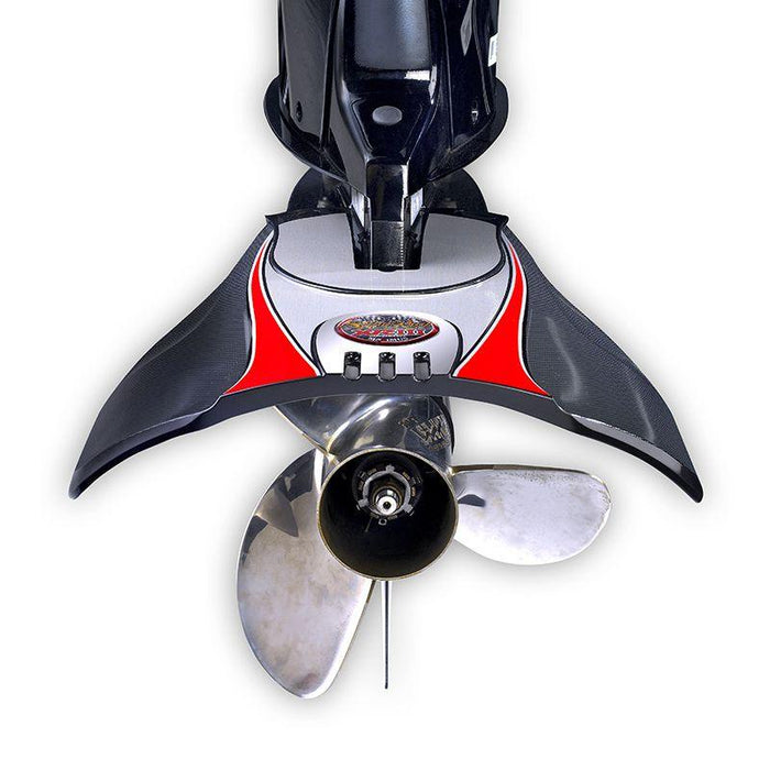 StingRay XRIII Senior Hydrofoil Outboard Stabiliser installed