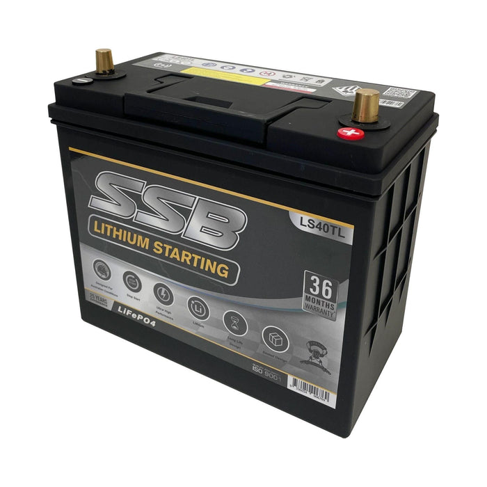 SSB 12V 40Ah 1000CCA Lithium Starting Battery - The Boating Emporium