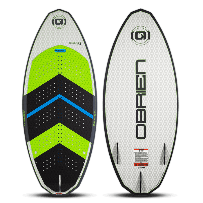 O'Brien Torrent Wakesurf Board Super Skim Style - The Boating Emporium