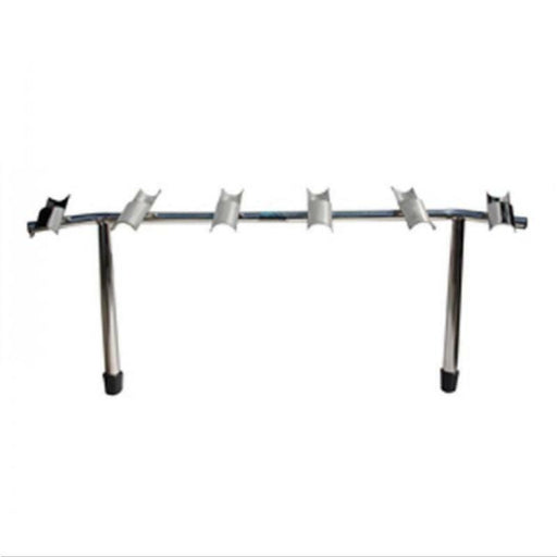 Viper Pro Series Half Tube 6 Way Stainless Steel Rod Rack image